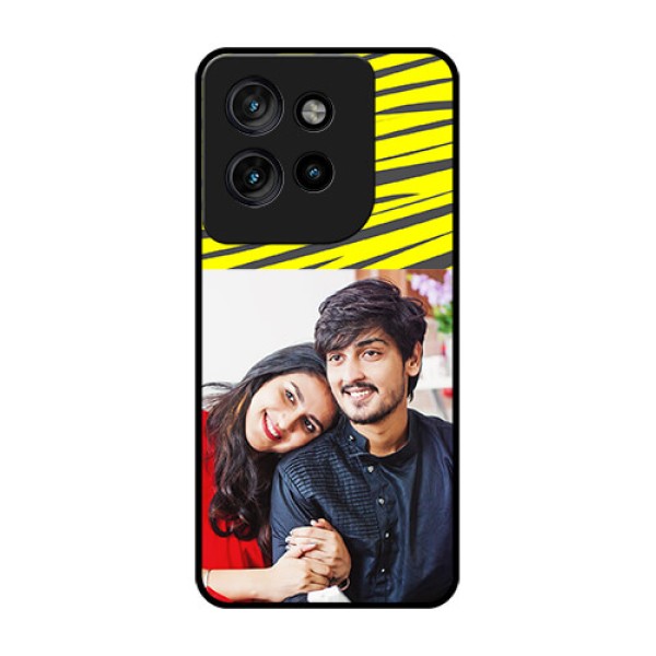 Motorola Edge 50 Neo Custom Glass Phone CaseYellow Abstract Design Motorola Edge 50 Neo Custom Glass Phone CaseYellow Abstract Design