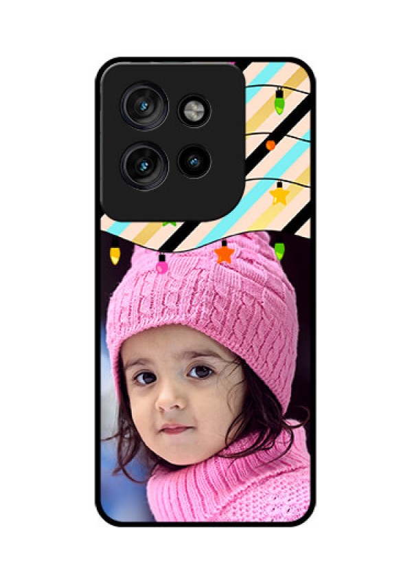 Motorola Edge 50 Neo Custom Glass Phone CaseLights Hanging Design