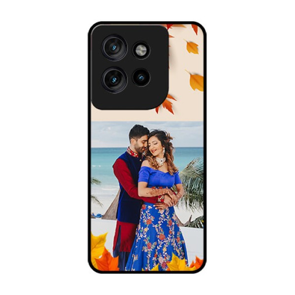 Motorola Edge 50 Neo Custom Glass Phone CaseAutumn Maple Leaves Design Motorola Edge 50 Neo Custom Glass Phone CaseAutumn Maple Leaves Design