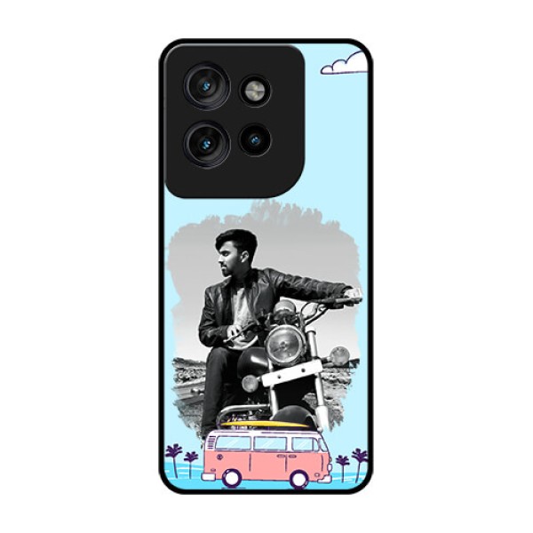 Motorola Edge 50 Neo Custom Glass Phone CaseTravel and Adventure Design