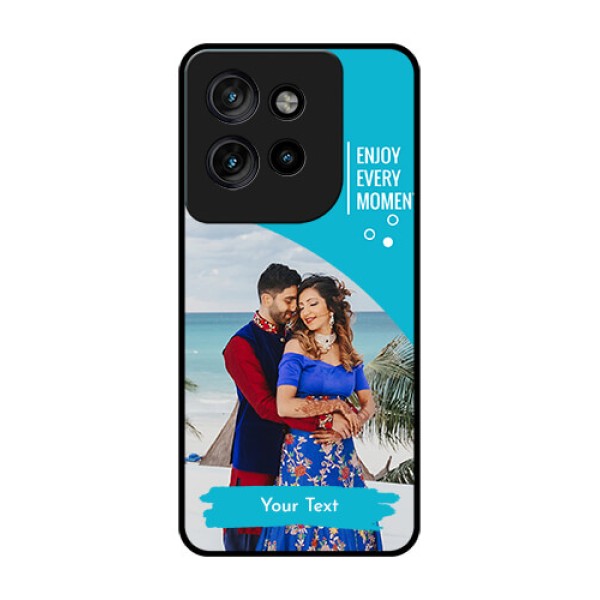 Motorola Edge 50 Neo Custom Glass Phone CaseHappy Moment Design