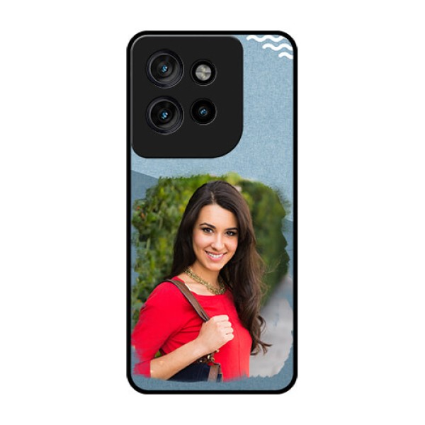 Motorola Edge 50 Neo Custom Glass Phone CaseGrunge Line Art Design Motorola Edge 50 Neo Custom Glass Phone CaseGrunge Line Art Design