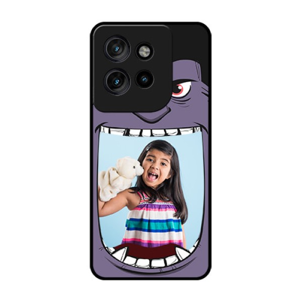 Motorola Edge 50 Neo Custom Glass Phone CaseAngry Monster Design
