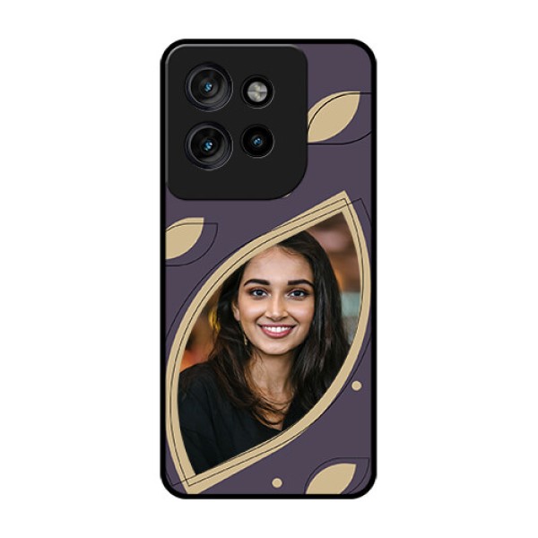 Motorola Edge 50 Neo Custom Glass Phone CaseFalling Leaf Design