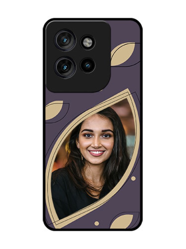 Custom Motorola Edge 50 Neo Custom Glass Phone CaseFalling Leaf Design