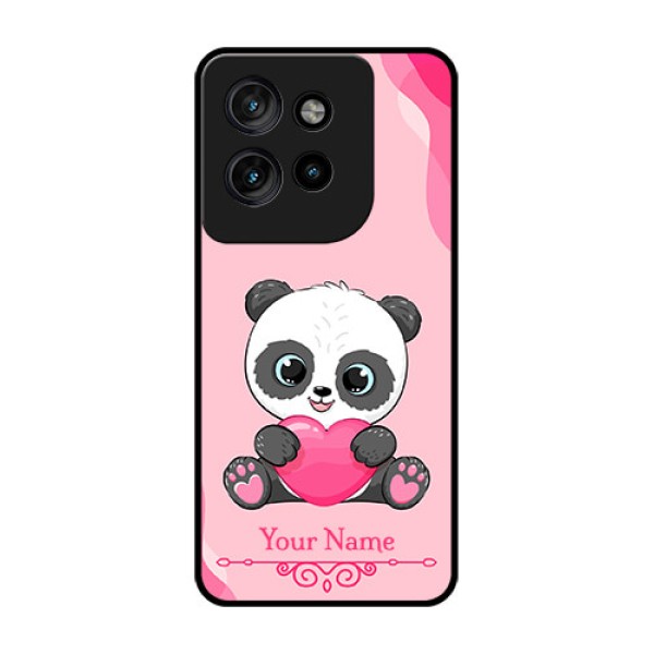 Motorola Edge 50 Neo Custom Glass Phone CaseCute Panda Design