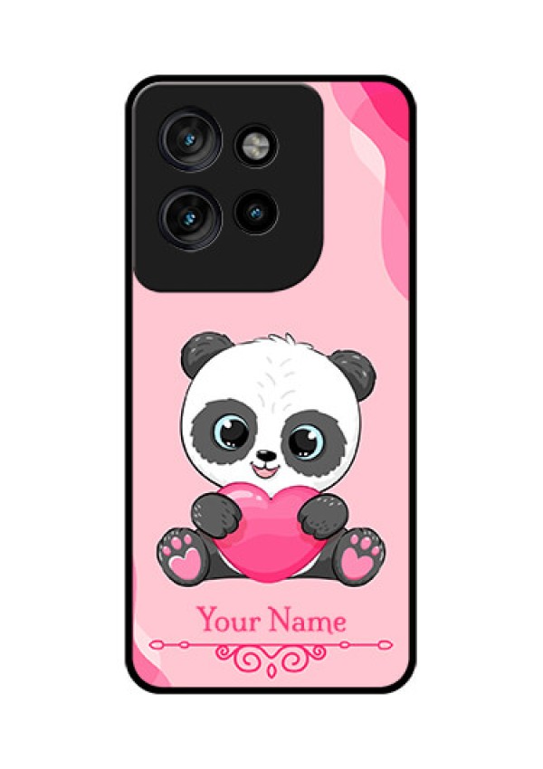 Motorola Edge 50 Neo Custom Glass Phone CaseCute Panda Design