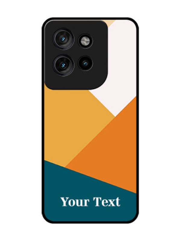 Custom Motorola Edge 50 Neo Custom Glass Phone CaseStacked Multi - Colour Design