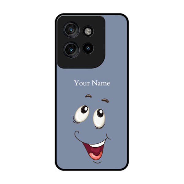 Motorola Edge 50 Neo Custom Glass Phone CaseLaughing Cartoon Face Design Motorola Edge 50 Neo Custom Glass Phone CaseLaughing Cartoon Face Design