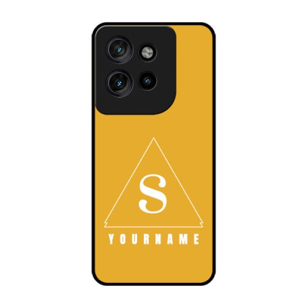 Motorola Edge 50 Neo Custom Glass Phone CaseSimple Triangle Design Motorola Edge 50 Neo Custom Glass Phone CaseSimple Triangle Design