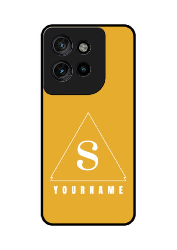 Motorola Edge 50 Neo Custom Glass Phone CaseSimple Triangle Design