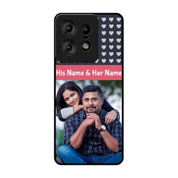 Motorola Edge 50 Pro 5G Custom Glass Phone CaseLove Symbols Design