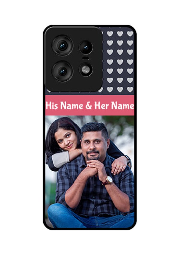 Motorola Edge 50 Pro 5G Custom Glass Phone CaseLove Symbols Design