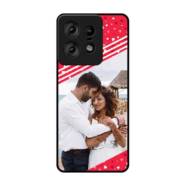 Motorola Edge 50 Pro 5G Custom Glass Phone CaseValentines Gift Design