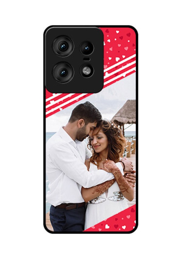 Motorola Edge 50 Pro 5G Custom Glass Phone CaseValentines Gift Design
