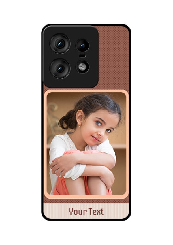 Motorola Edge 50 Pro 5G Custom Glass Phone CaseSimple Pic Upload Design