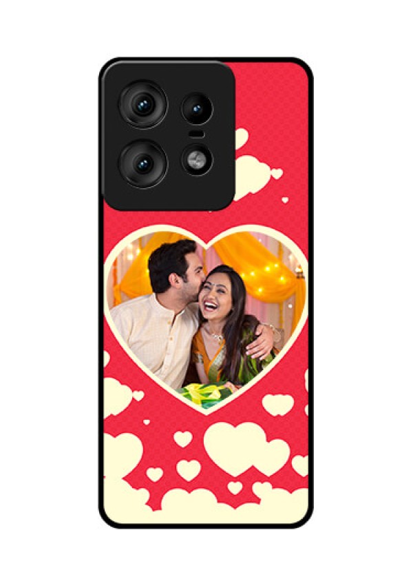 Motorola Edge 50 Pro 5G Custom Glass Phone CaseLove Symbols Phone Cover Design