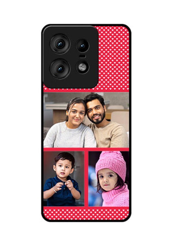 Motorola Edge 50 Pro 5G Custom Glass Phone CaseBulk Photo Upload Design