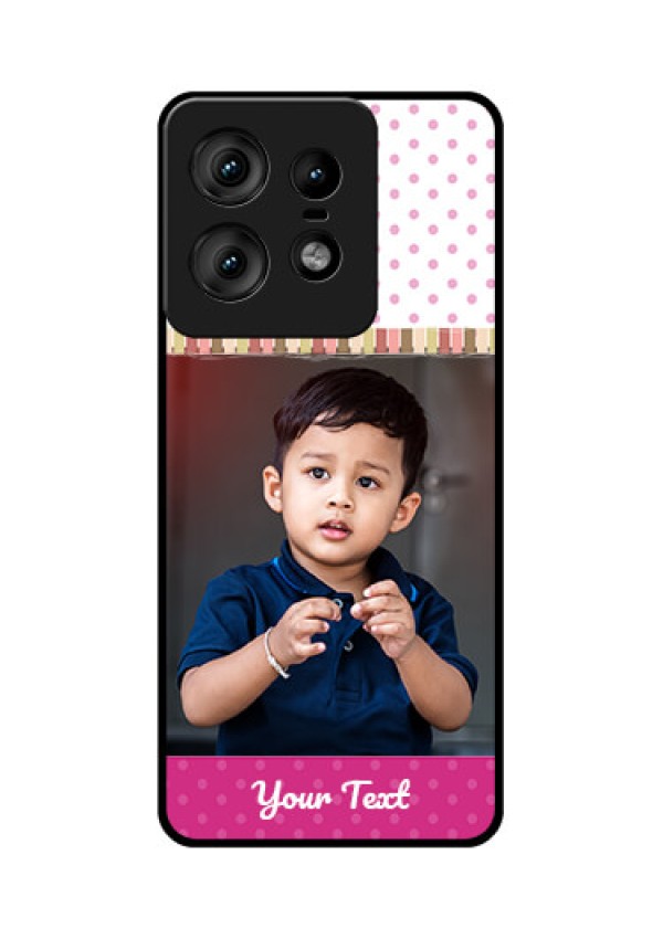 Motorola Edge 50 Pro 5G Custom Glass Phone CaseCute Girls Cover Design