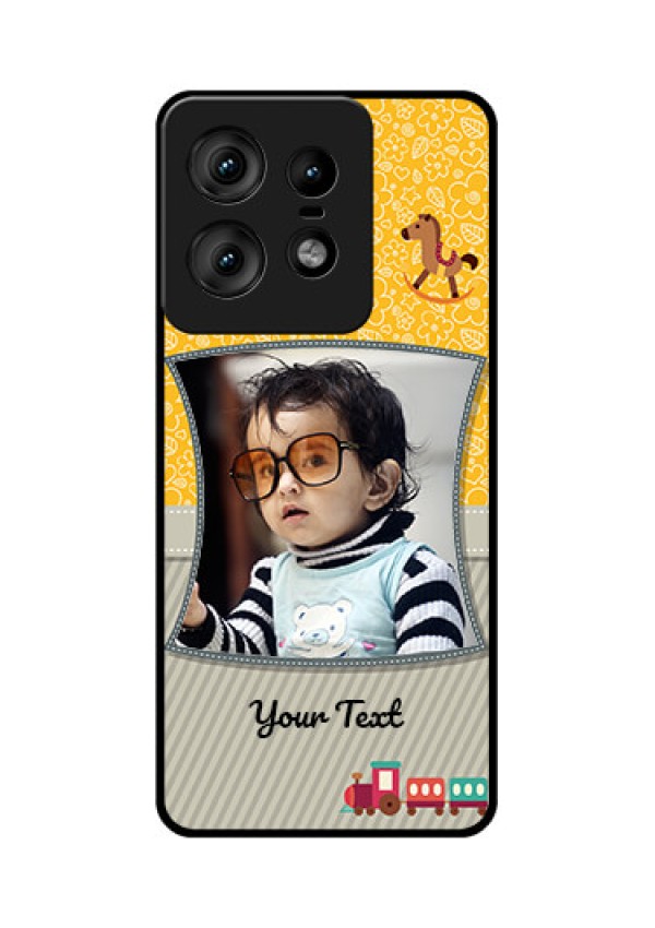 Motorola Edge 50 Pro 5G Custom Glass Phone CaseBaby Picture Upload Design
