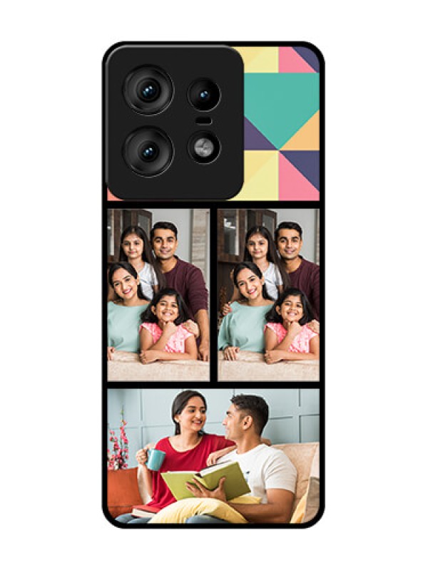 Custom Motorola Edge 50 Pro 5G Custom Glass Phone CaseBulk Pic Upload Design
