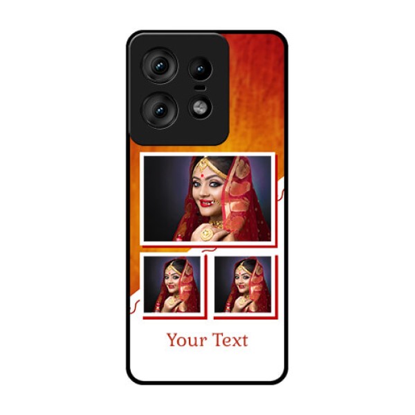 Motorola Edge 50 Pro 5G Custom Glass Phone CaseWedding Memories Design