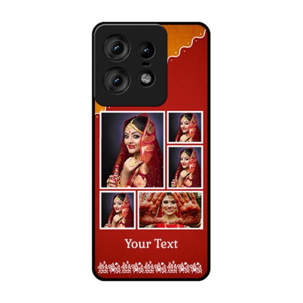 Motorola Edge 50 Pro 5G Custom Glass Phone CaseWedding Pic Upload Design