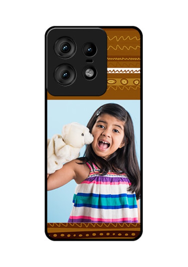 Motorola Edge 50 Pro 5G Custom Glass Phone CaseFriends Picture Upload Design