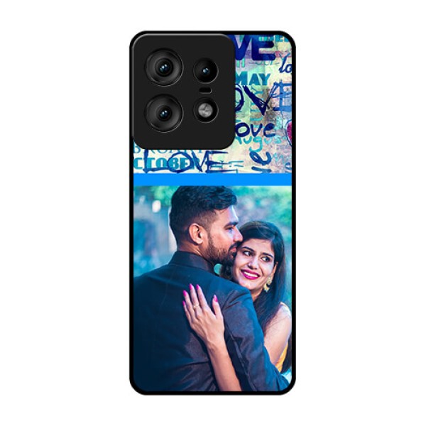 Motorola Edge 50 Pro 5G Custom Glass Phone CaseColorful Love Design