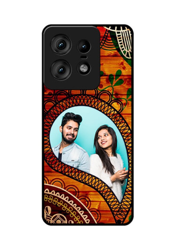 Motorola Edge 50 Pro 5G Custom Glass Phone CaseAbstract Colorful Design