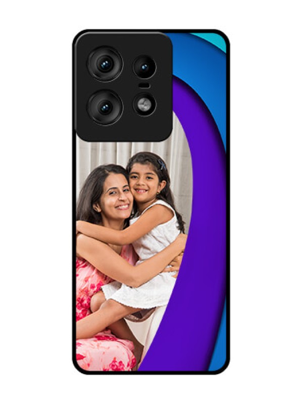 Custom Motorola Edge 50 Pro 5G Custom Glass Phone CaseSimple Pattern Design