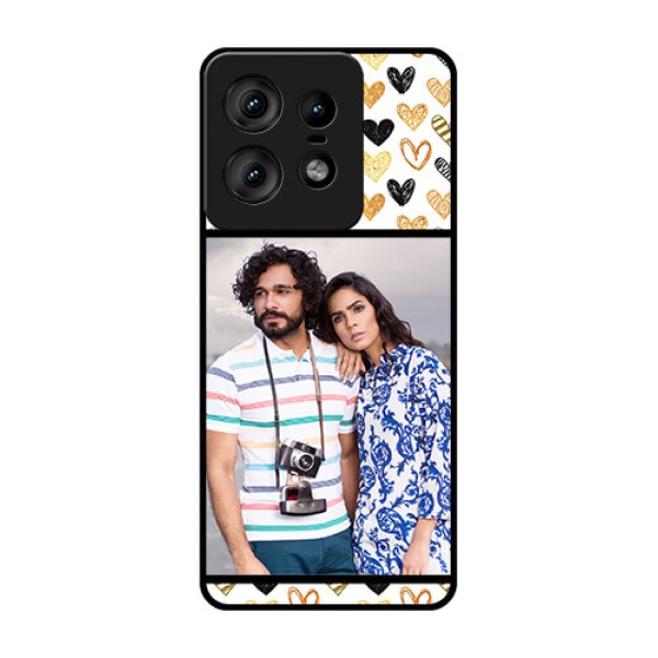 Motorola Edge 50 Pro 5G Custom Glass Phone CaseLove Symbol Design