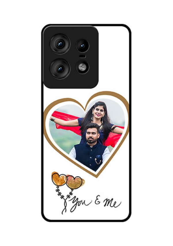 Motorola Edge 50 Pro 5G Custom Glass Phone CaseYou and Me Design