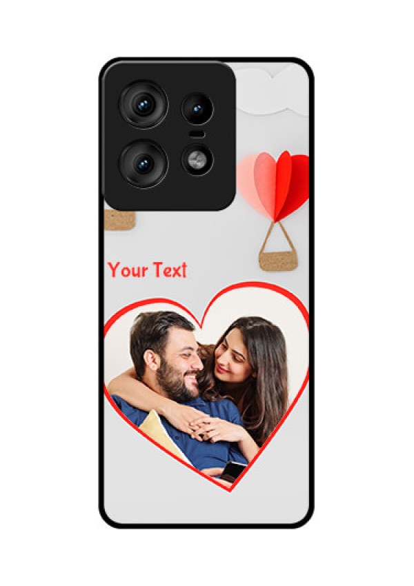 Motorola Edge 50 Pro 5G Custom Glass Phone CaseParachute Love Design