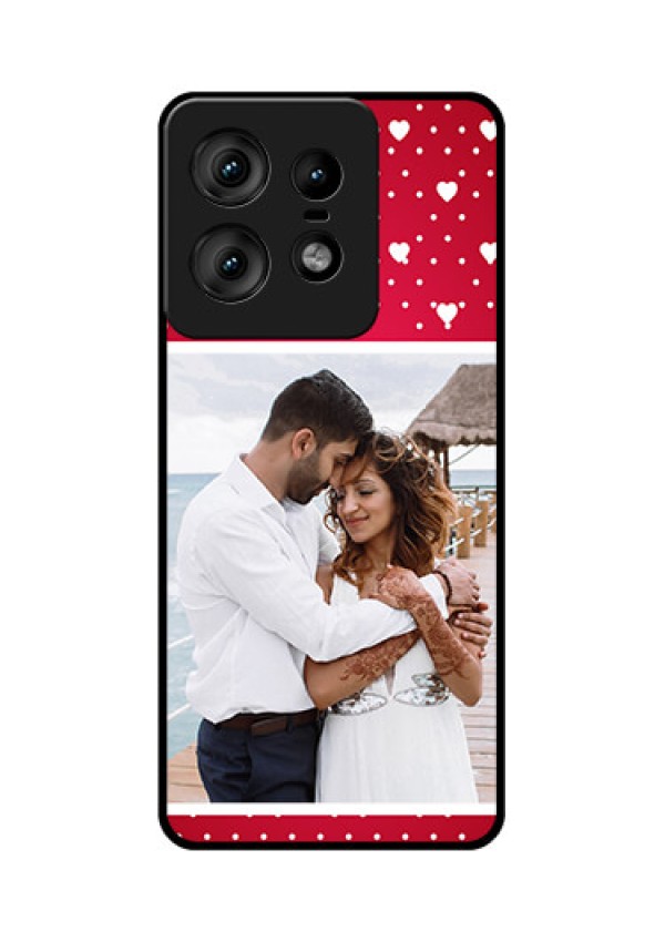 Motorola Edge 50 Pro 5G Custom Glass Phone CaseHearts Mobile Case Design