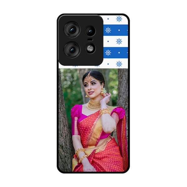 Motorola Edge 50 Pro 5G Custom Glass Phone CaseSnow Pattern Design