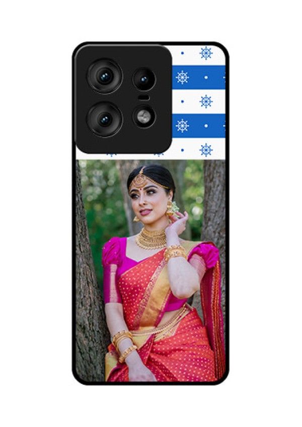 Motorola Edge 50 Pro 5G Custom Glass Phone CaseSnow Pattern Design
