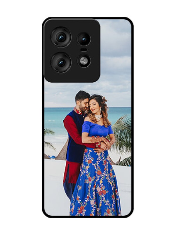Custom Motorola Edge 50 Pro 5G Custom Glass Phone CaseUpload Full Picture Design