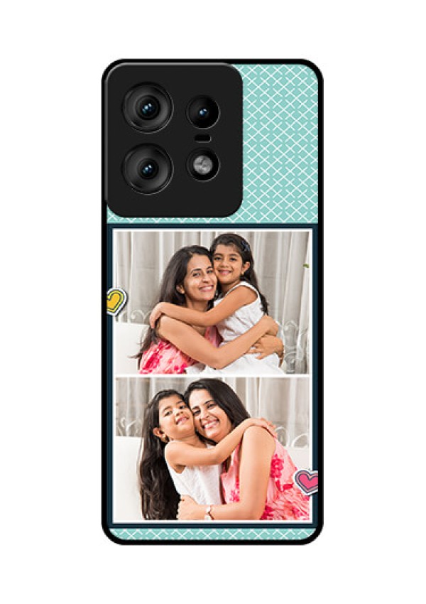 Motorola Edge 50 Pro 5G Custom Glass Phone Case2 Image Holder With Pattern Design