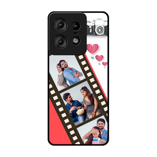 Motorola Edge 50 Pro 5G Custom Glass Phone Case3 Image Holder With Film Reel Motorola Edge 50 Pro 5G Custom Glass Phone Case3 Image Holder With Film Reel