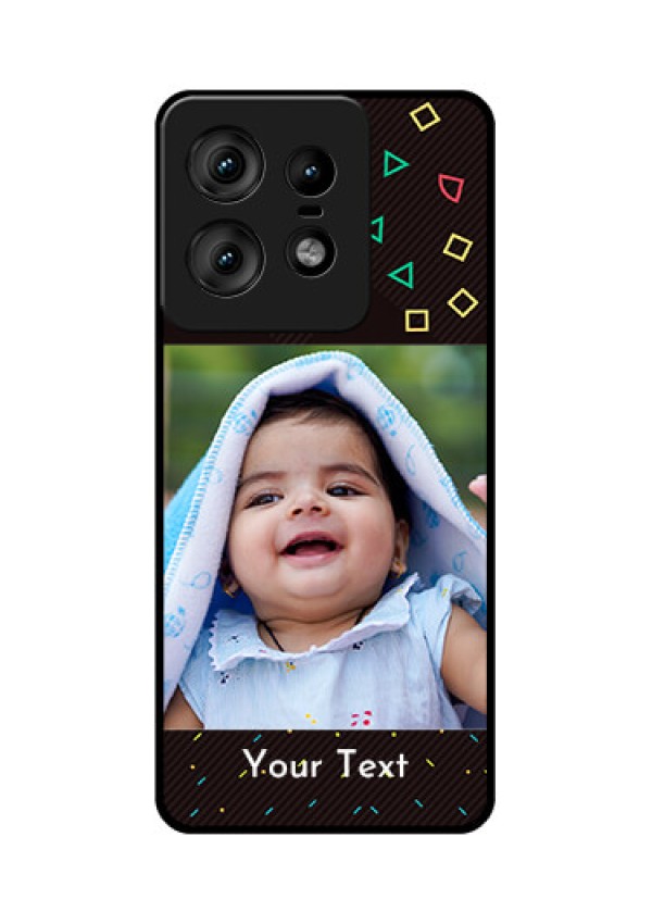 Motorola Edge 50 Pro 5G Custom Glass Phone CaseWith Confetti Birthday Design