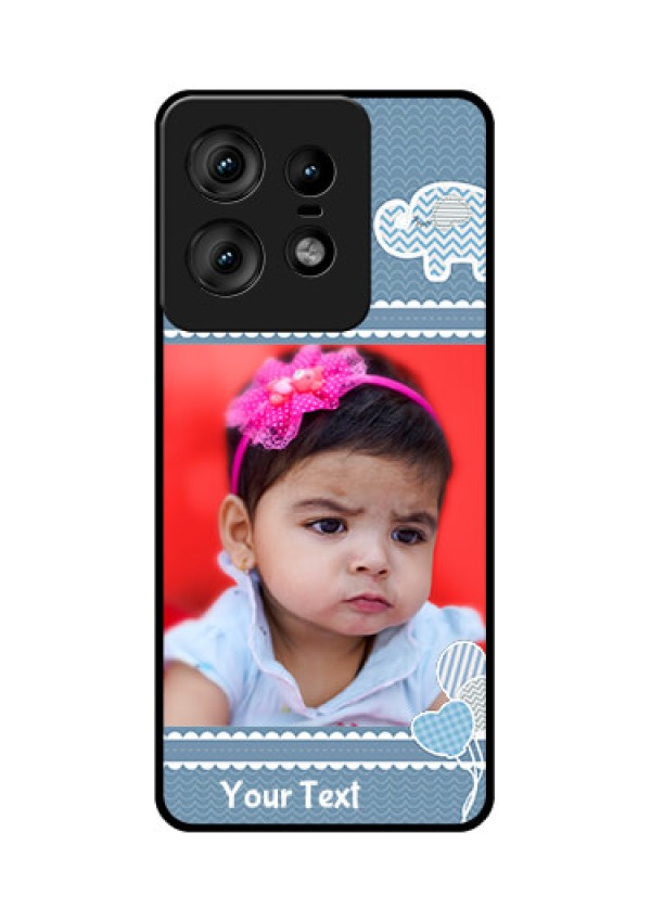 Motorola Edge 50 Pro 5G Custom Glass Phone CaseWith Kids Pattern Design