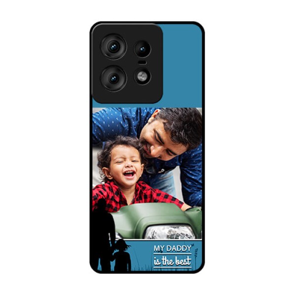 Motorola Edge 50 Pro 5G Custom Glass Phone CaseBest Dad Design
