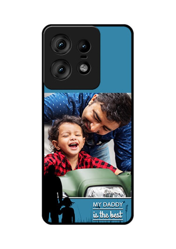 Motorola Edge 50 Pro 5G Custom Glass Phone CaseBest Dad Design