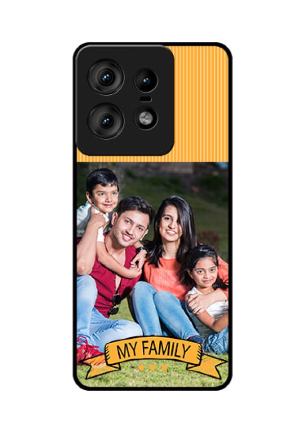 Motorola Edge 50 Pro 5G Custom Glass Phone CaseMy Family Design