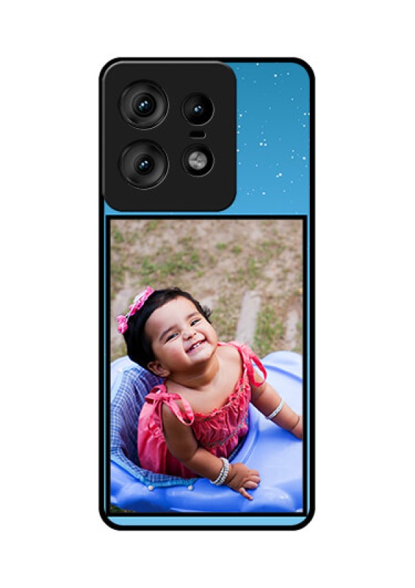 Motorola Edge 50 Pro 5G Custom Glass Phone CaseWave Pattern Colorful Design