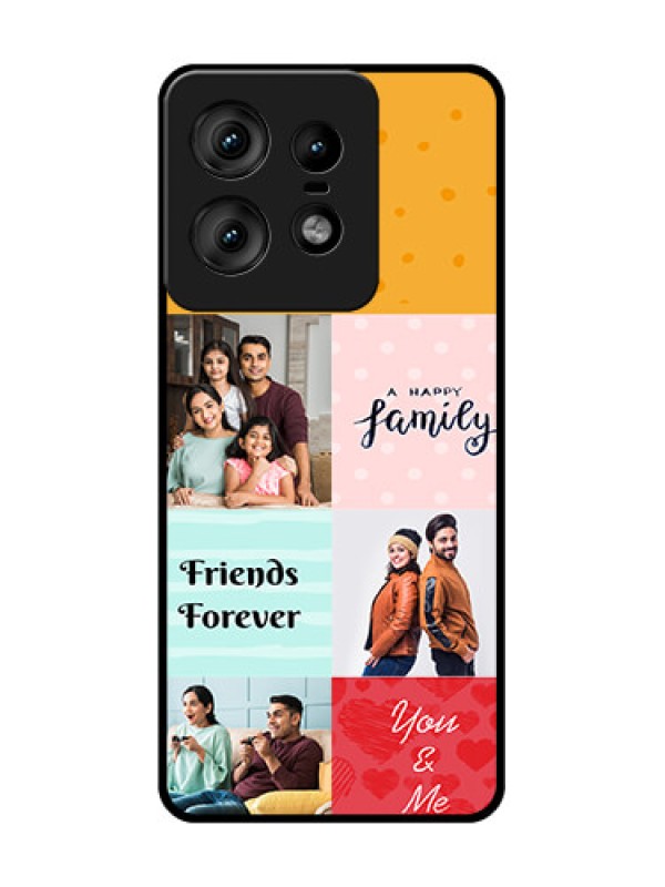 Custom Motorola Edge 50 Pro 5G Custom Glass Phone CaseImages With Quotes Design