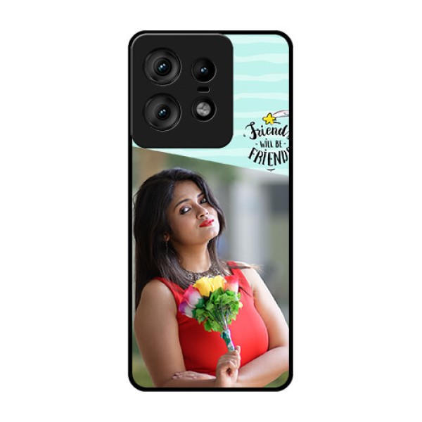 Motorola Edge 50 Pro 5G Custom Glass Phone CaseFriends Picture Icon Design Motorola Edge 50 Pro 5G Custom Glass Phone CaseFriends Picture Icon Design