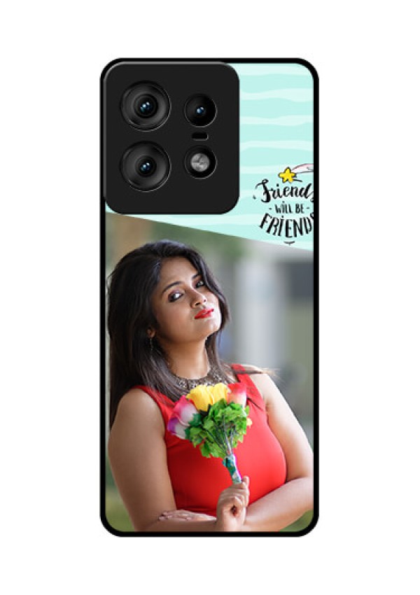 Motorola Edge 50 Pro 5G Custom Glass Phone CaseFriends Picture Icon Design