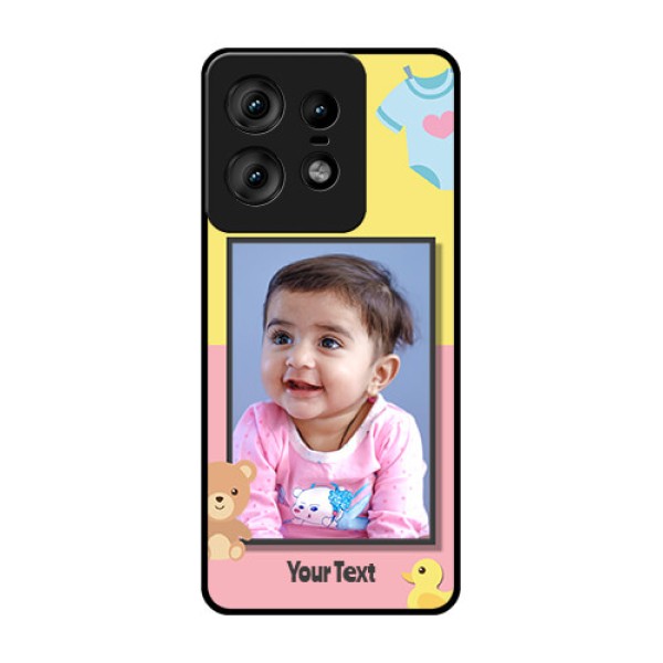 Motorola Edge 50 Pro 5G Custom Glass Phone CaseKids 2 Color Design